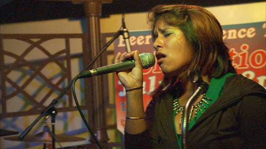 Singing lady